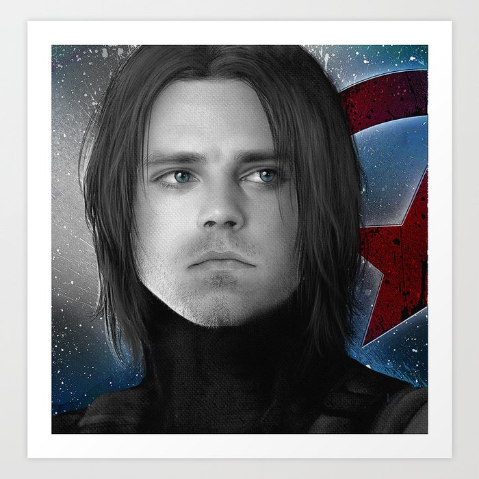 Bucky - James Buchanan Barnes Art Print by Caim Thomas | Society6