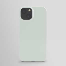 Mint Puff White iPhone Case