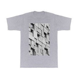 The Telephone palace in Cluj-Napoca Romania Geometric architectural concrete facade T Shirt