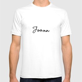 Joann Calligraphy T-shirt
