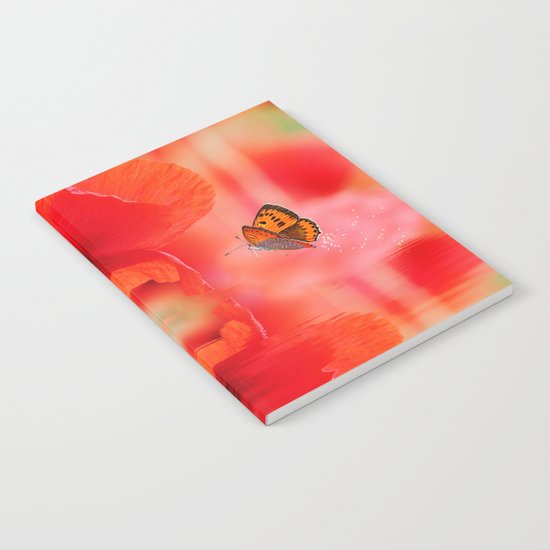Summer Dream of Poppies Notebook