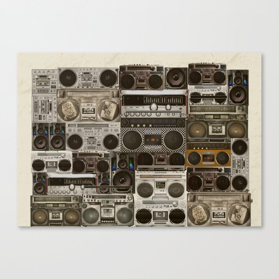 Wall Of Sound Canvas Print