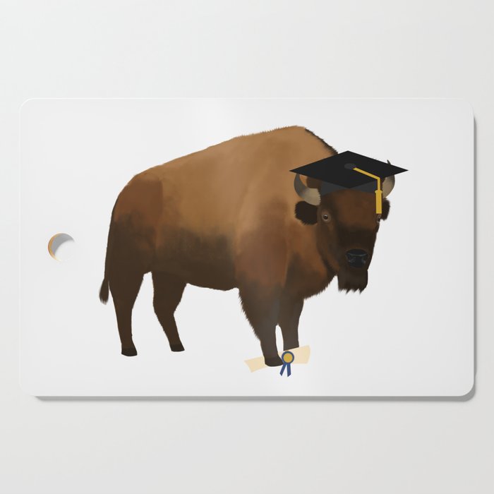 Bison Graduation Cutting Board