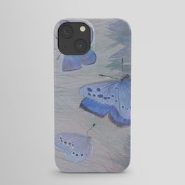 Mission Blue Butterfly iPhone Case