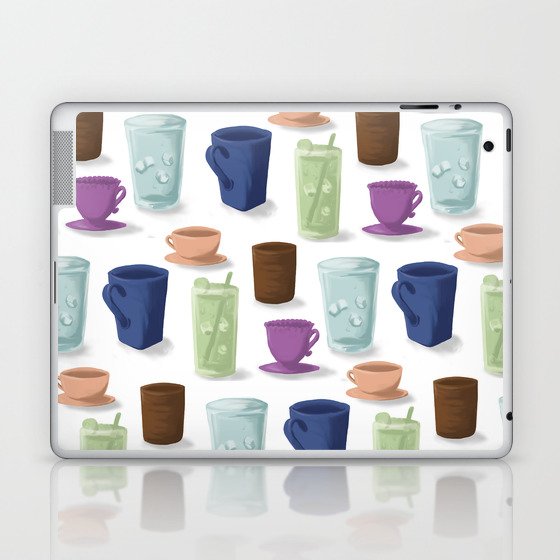 Drinks in Cups Laptop & iPad Skin