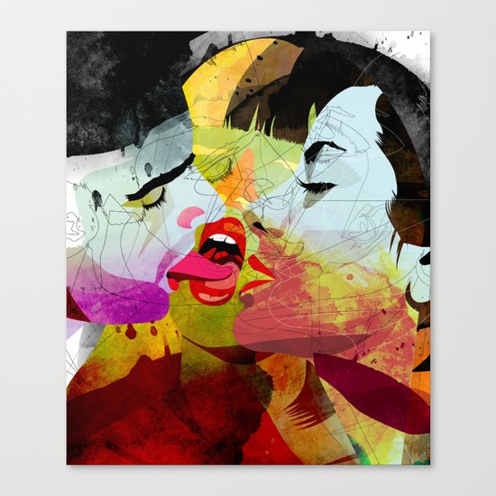 kiss02 Canvas Print