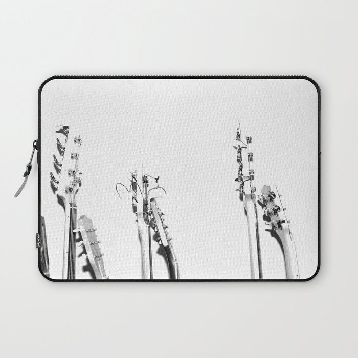 The Guitars (Black and White) Laptop Sleeve