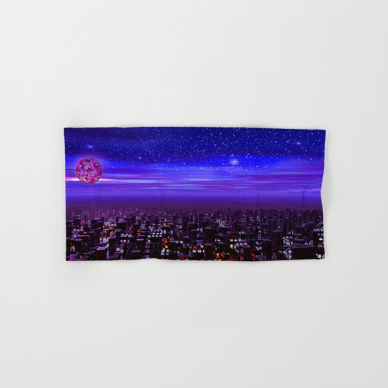 Spaceport Sunset Hand & Bath Towel