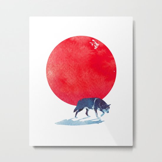 Fear the red Metal Print