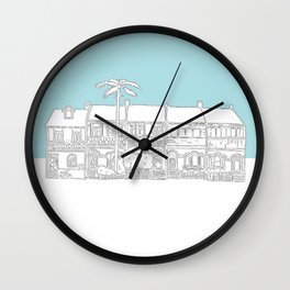 Camperdown Park Terraces - Blue Wall Clock