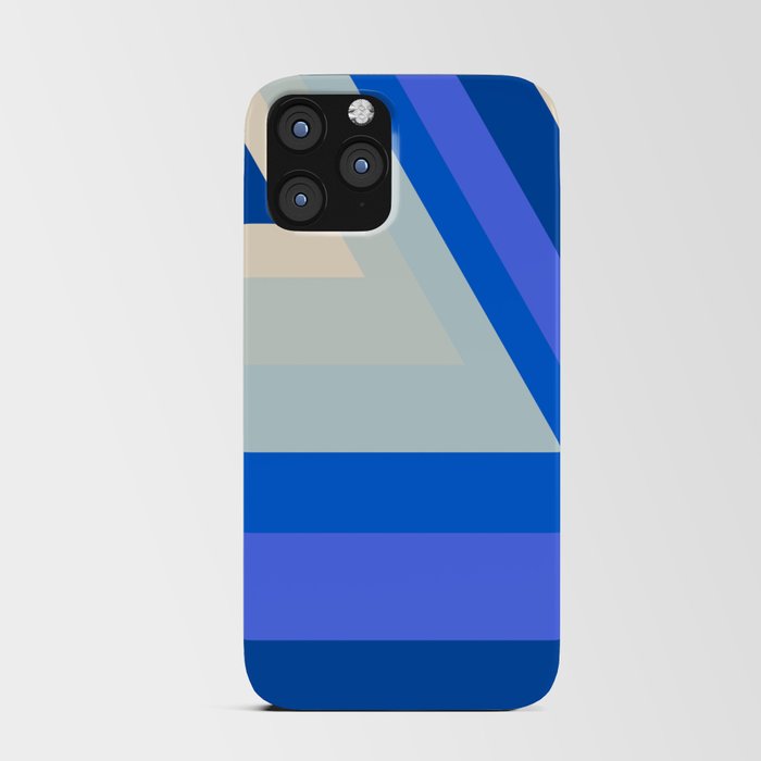 blue vector iPhone Card Case