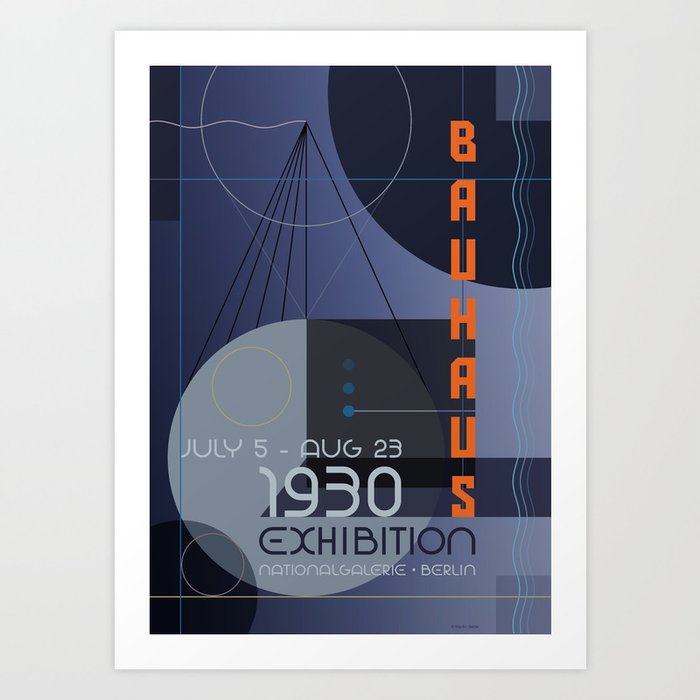 Bauhaus Exhibition Poster XII Art Print