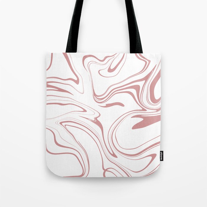 Soft pink marble design Tote Bag