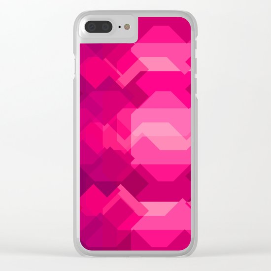 Gemstone - Ruby Clear iPhone Case