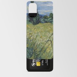 Green Wheat Field with Cypress Android Card Case