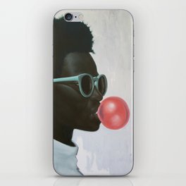 How far is a light year? iPhone Skin | Beauty, Surrealism, Oil, Popart, Grahovsky, Illustration, Bubble, Curated, Gum, Pink 