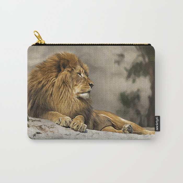 Drawing African Lion Carry-All Pouch