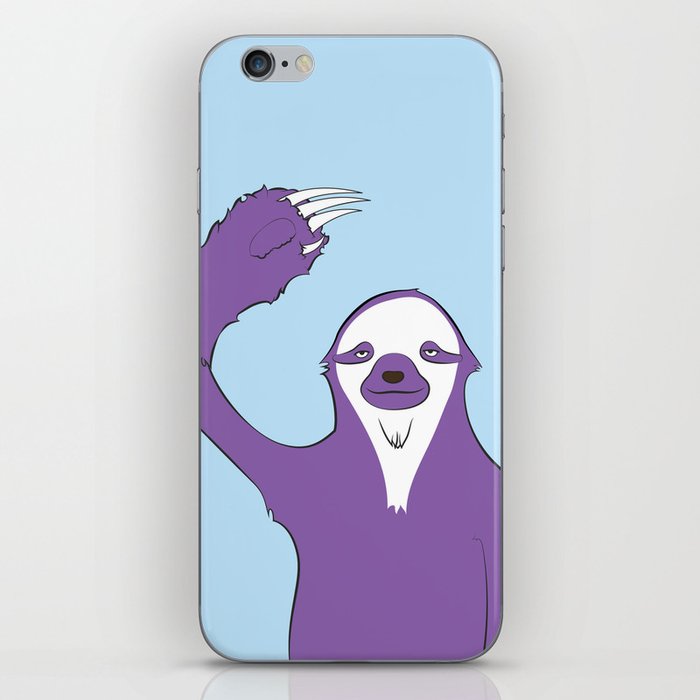 Sloth says HI iPhone Skin