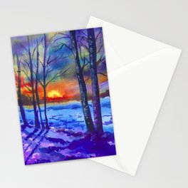 Winter Woods Stationery Cards