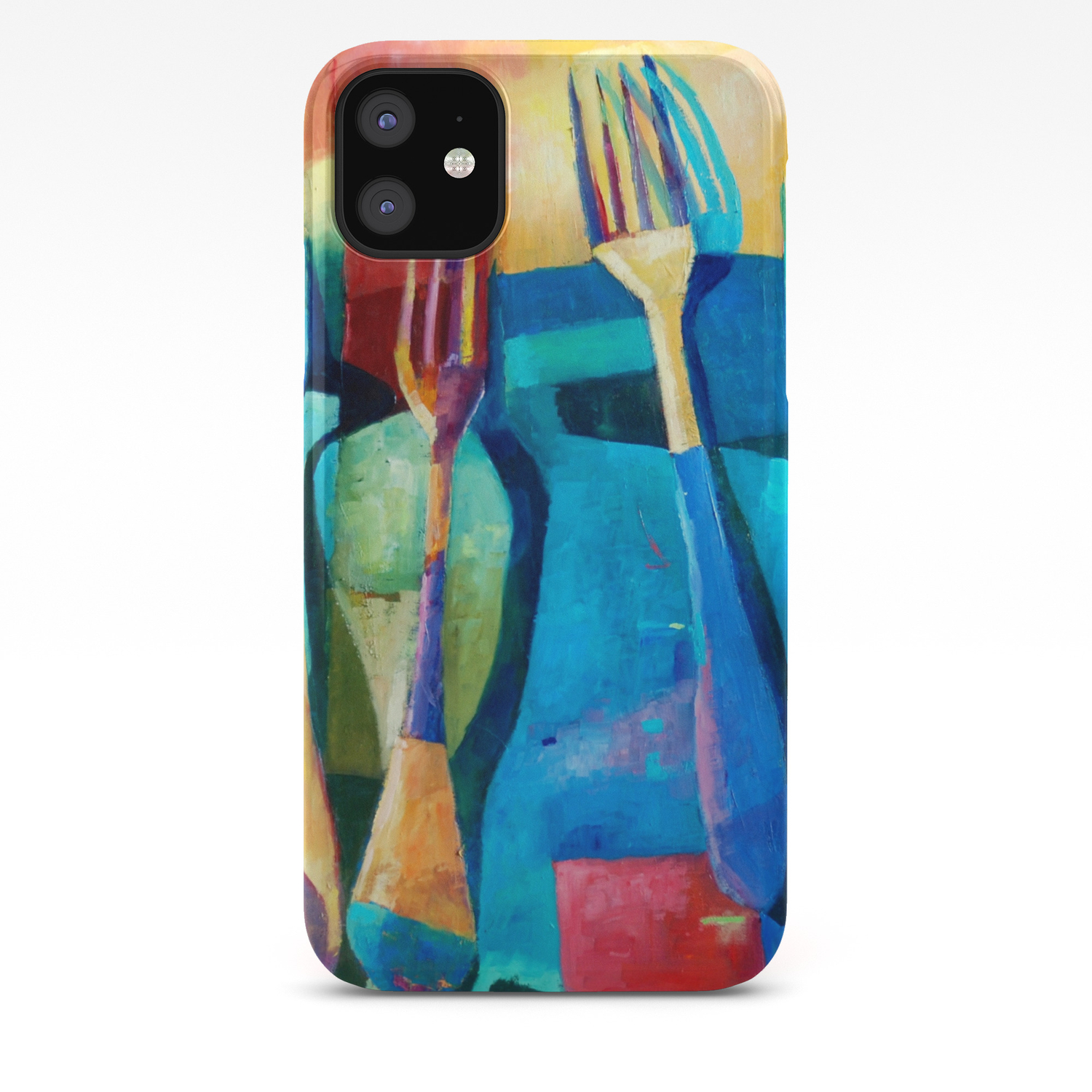 Funny Kitchen Art Color Food Fruit Abstract Nature Blue Decorative