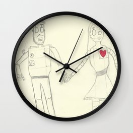 A Mechanical Love Wall Clock