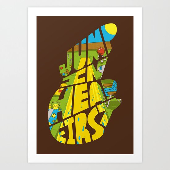 Jump In Head First Art Print