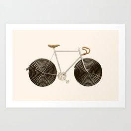 Licorice Bike Art Print