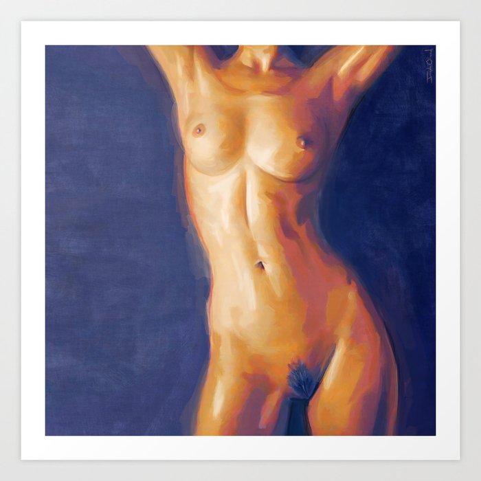 The Nude Torso Art Print