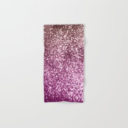 Sparkling BLACKBERRY Lady Glitter #1 (Faux Glitter) #decor #art #society6 Hand & Bath Towel