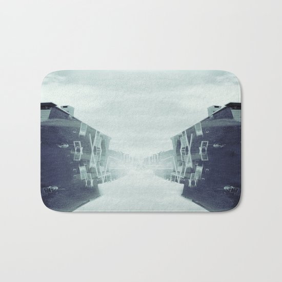 city in the sky Bath Mat