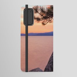 Tahoe Summer Sunset Android Wallet Case