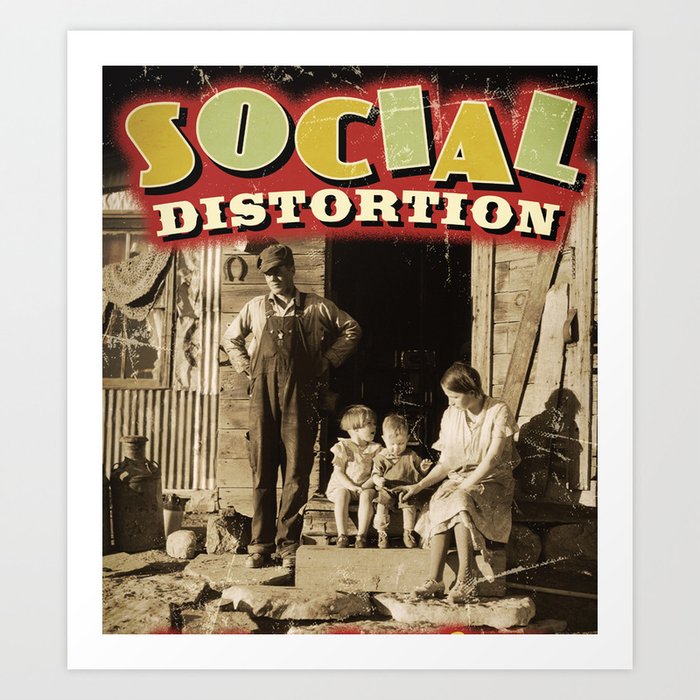 social band distortion 2022 sosmed#222 Art Print