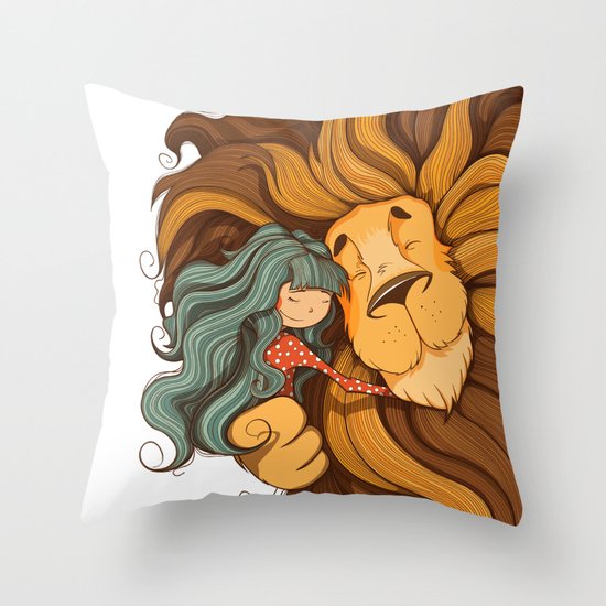 Lion Throw Pillow
