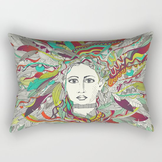 Goddess Aurora Rectangular Pillow