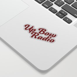 Up Bow Radio Merch Sticker