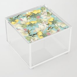 Botanical floral pattern Acrylic Box