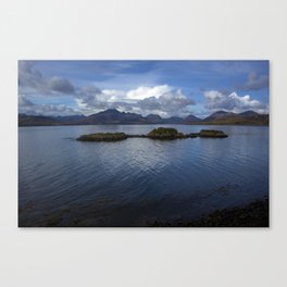 View of the Cuilin Canvas Print