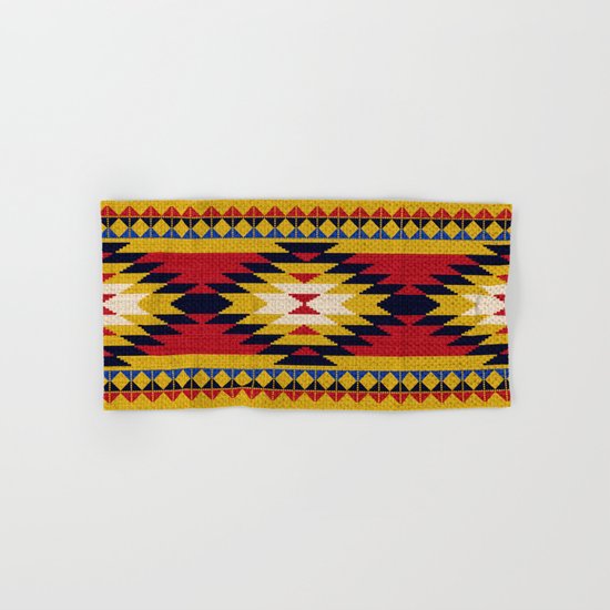 Aztec pattern Hand & Bath Towel