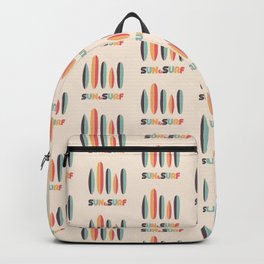 Sun & Surf Surfboards - Retro Rainbow Backpack