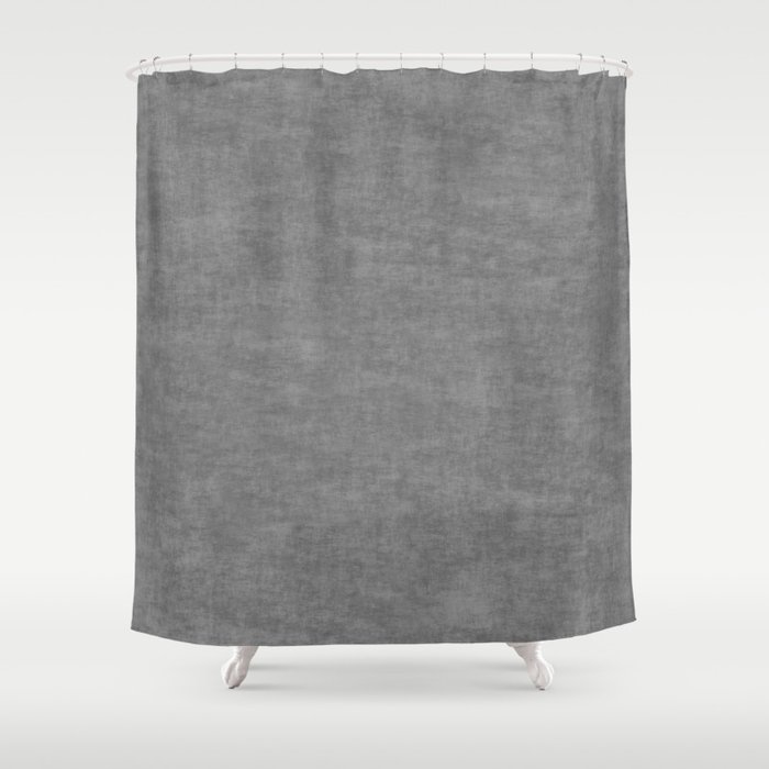 Rough Concrete Grey Shower Curtain