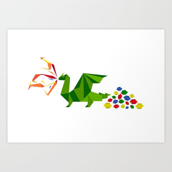 dragon Art Print