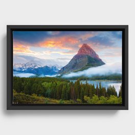 Glacier National Park Framed Canvas