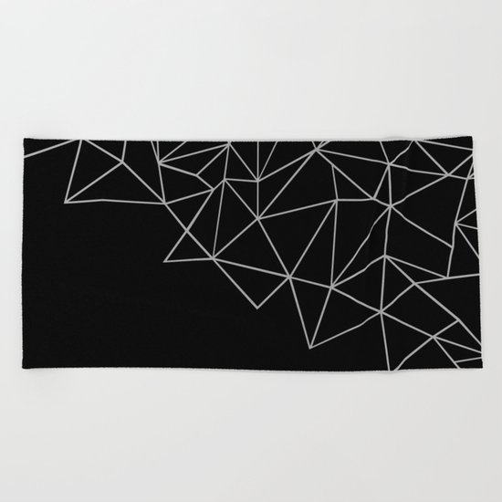 Ab Storm Black Beach Towel