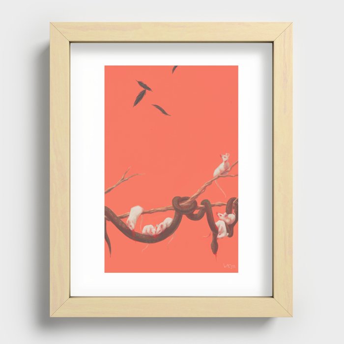 circle Recessed Framed Print