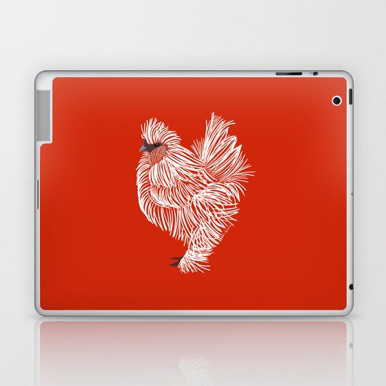 Fluffy White Chicken  Laptop & iPad Skin