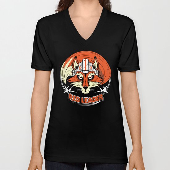 Red Leader Unisex V-Neck