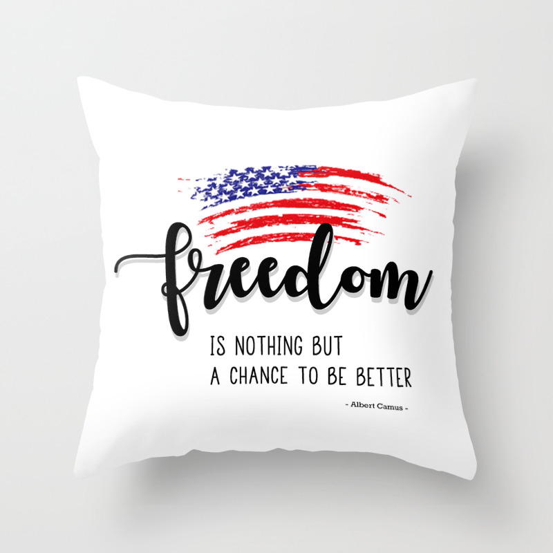 Freedom 4th Of July Throw Pillow By Julianarw Society6