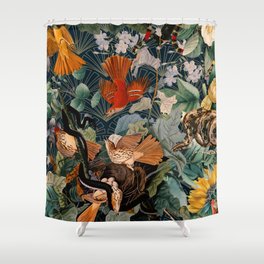 Birds and snakes Shower Curtain