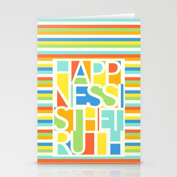 Happiness Stationery Cards
