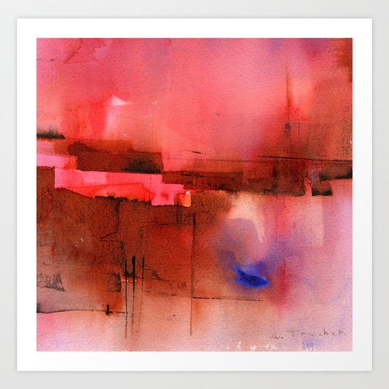 Paris by night Art Print